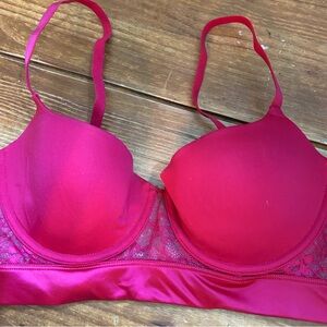 Vince Camuto Red Lace Bra
